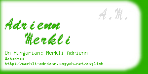 adrienn merkli business card